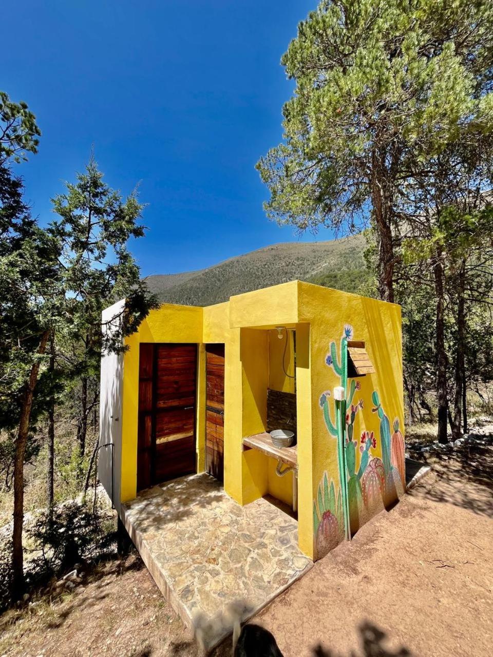 Camping En La Sierra De Arteaga Los Lirios Exterior foto